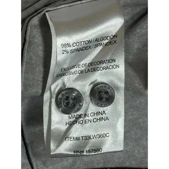 Tahari Regular Fit Stretch Dress Shirt Maroon Mens 2XL - Picture 8 of 8